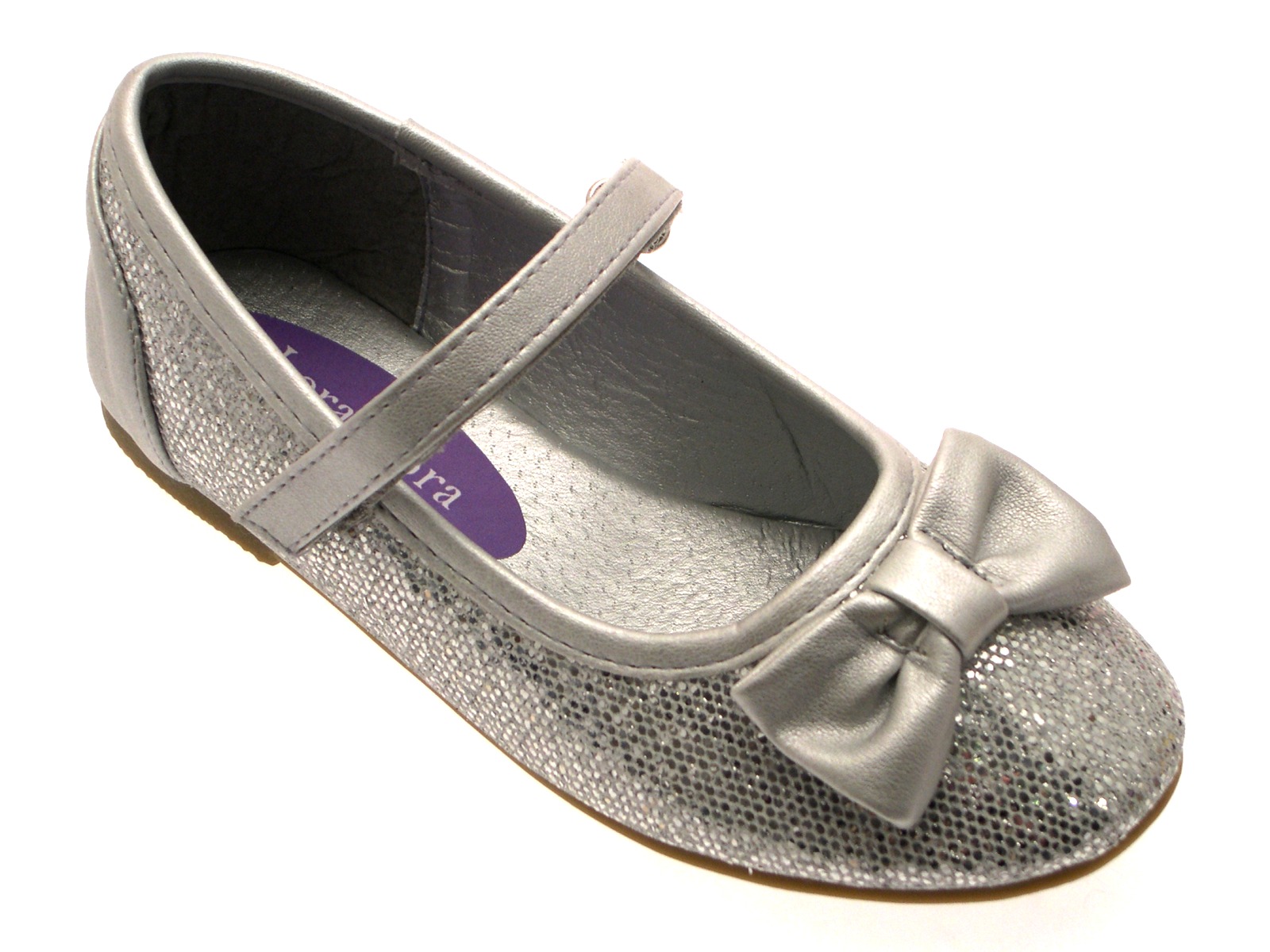 kids silver pumps